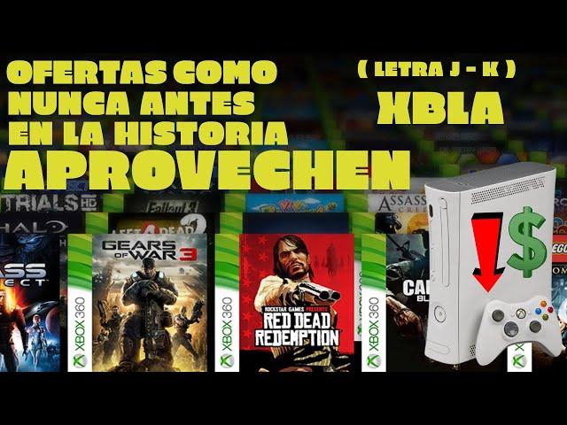 OFERTA COMO NUNCA ANTES SOLO EN XBOX 360 TODOS LOS JUEGOS QUE ESTAN DISPONIBLES (XBLA LETRA J - K)