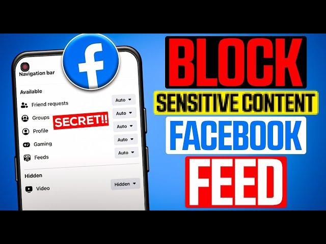 How to Block Sensitive Content on Facebook Feed | Stop Adult Videos on Facebook