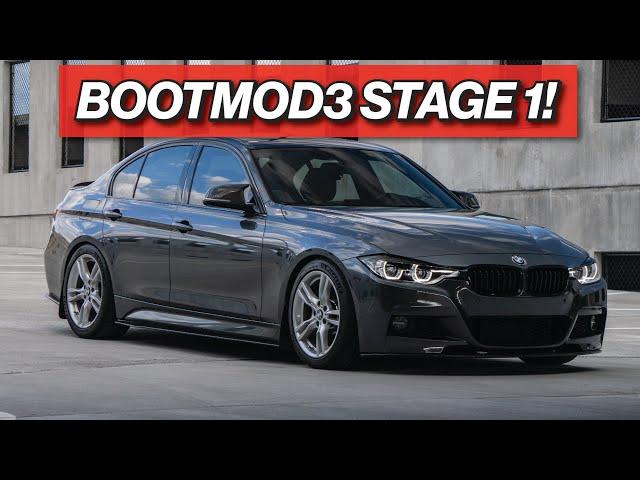 F30 FLASH TUNED WITH BOOTMOD3 STAGE 1 - BURBLES AND INCREASED BOOST! BMW 330i B48..