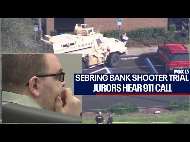 Sebring bank shooting trial: Jurors hear 911 call gunman made at scene