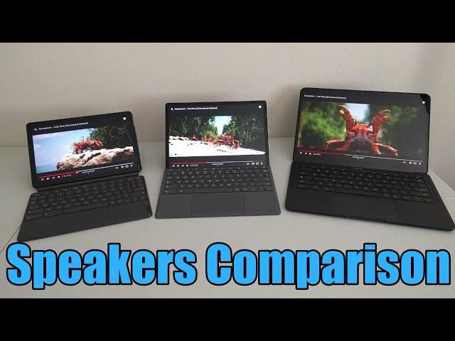 HP Chromebook X2 11 Speakers Comparison (X2 11 vs Lenovo Duet vs Pixelbook Go) - Crab Rave It Up!!!