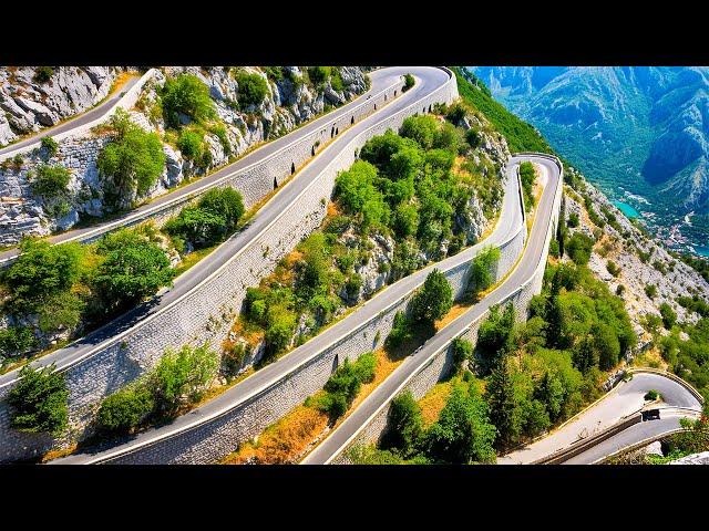 Kotor Serpentine Road Montenegro Driving Tour