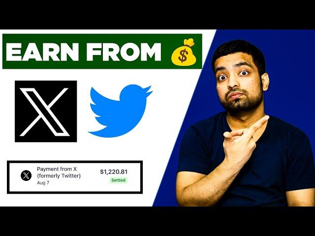 Earn Money From Twitter X  Apply, Eligibility Full Process | X Ad Revenue Monetization