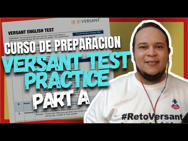   ️      CURSO DE PREPARACION AL TEST VERSANT | PART A READING PRACTICE