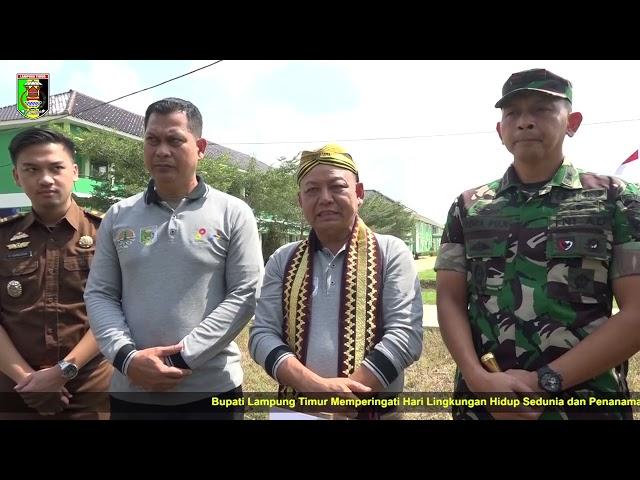 MEMPERINGATI HARI LINGKUNGAN HIDUP SEDUNIA DAN PENANAMAN POHON MAN INSAN CENDIKIA LAMPUNG TIMUR