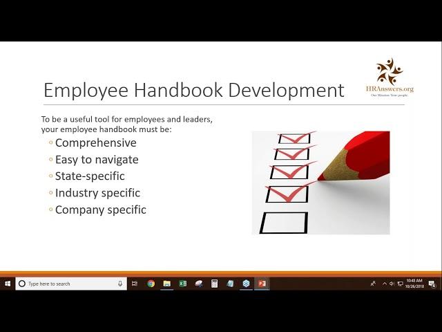 Employee Handbook Crash Course   Keys to a Better Handbook