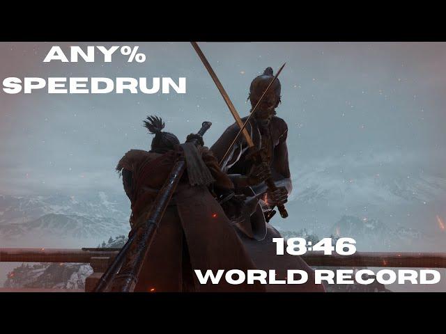 Sekiro Any% Speedrun in 18:46 Former World Record