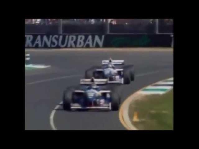 Damon Hill vs Jaques Villeneuve  Australian Grand Prix 1996