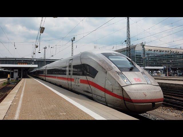 Поезда в Германии. Главный вокзал Мюнхена. DeutscheBahn, Regio DB, Meridian, S-Bahn