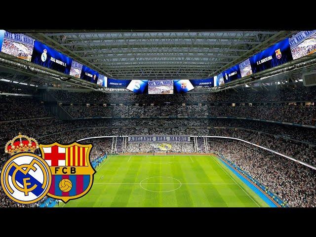 THE ‘Hala Madrid y Nada Mas’ Anthem️‍ El Clasico Real Madrid v Barça Estadio Santiago Bernabéu 4K