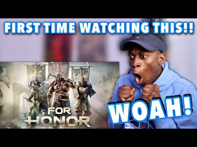 For Honor All Cinematic Trailers Reaction!