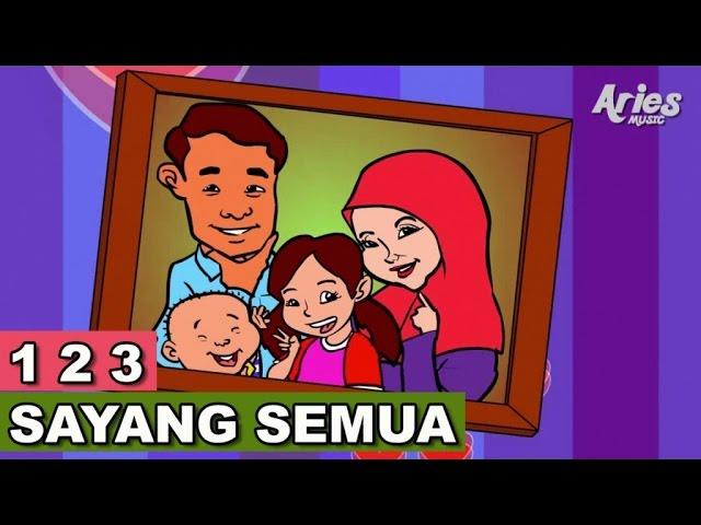 Alif & Mimi - 1 2 3 Sayang Semuanya (Animasi 2D) Lagu Kanak Kanak