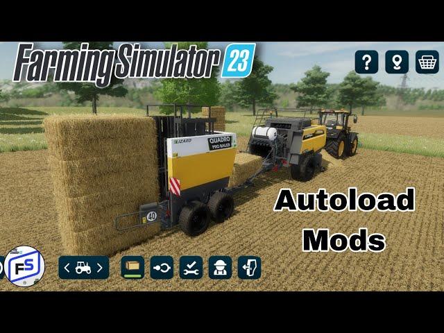 Quadro Pro Baler Autoload mods FS23 mods #20 | Timelapse