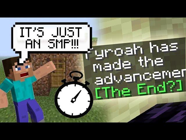 Joining an SMP as an undercover Speedrunner