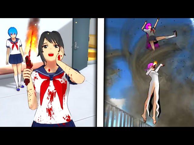 TORNADO MODE in Yandere Simulator 2017 Build (February 9th)