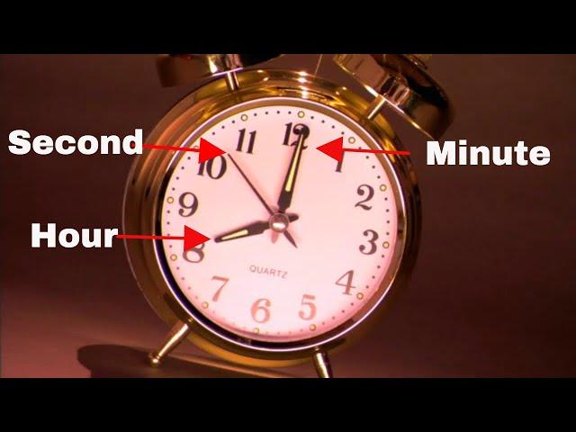 How to tell time with a second hand-Learning the clock