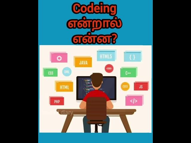 What is Coding? Short explanation in tamil #shalinidiary @shalinidiary #code