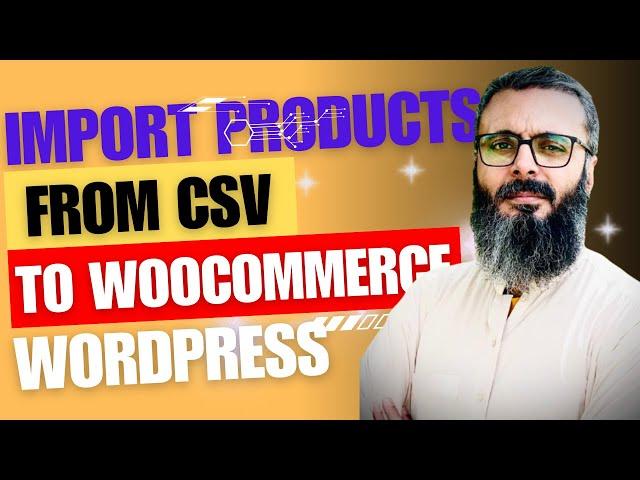 Import products from CSV to WooCommerce