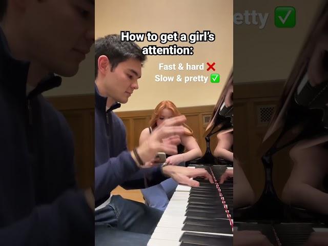 How to get a girl’s attention on the piano