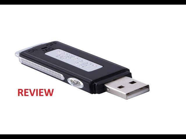 THZY 8GB Digital Rechargeable USB Audio Voice Recorder Flash Drive Review