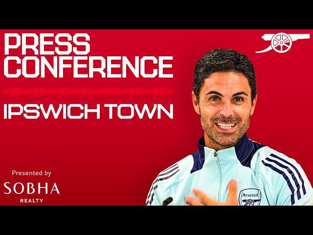 PRESS CONFERENCE | Mikel Arteta previews Ipswich Town | Team news, Saka's injury and more | PL