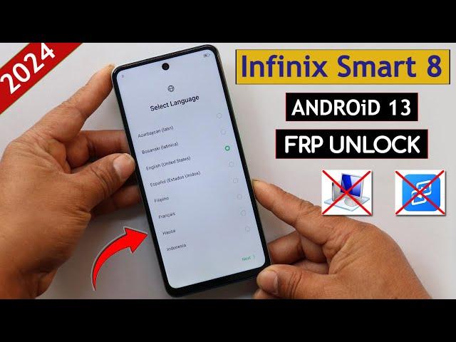 Infinix Smart 8 X6525 Frp Bypass/Unlock Without Pc - Activity Launcher Not Working - No Xshare 2024