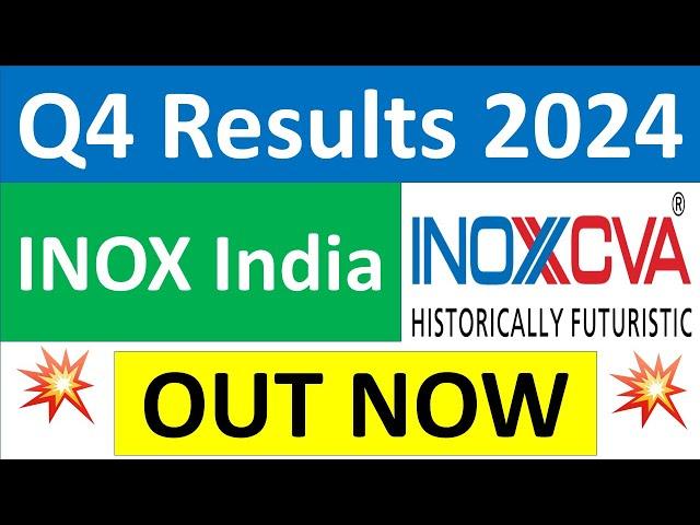 INOX INDIA Q4 results 2024 | INOX INDIA results today | INOX INDIA Share News | INOX INDIA Share