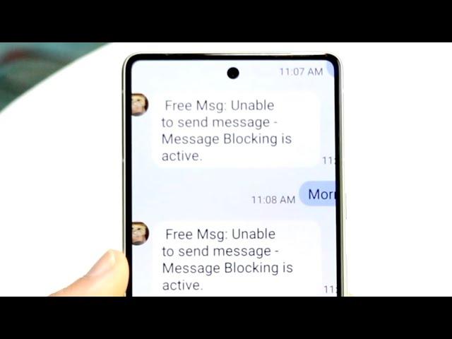 How To FIX Message Blocking Active On Android! (2023)