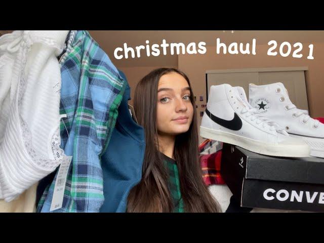 what I got for christmas 2021 (try on haul!)