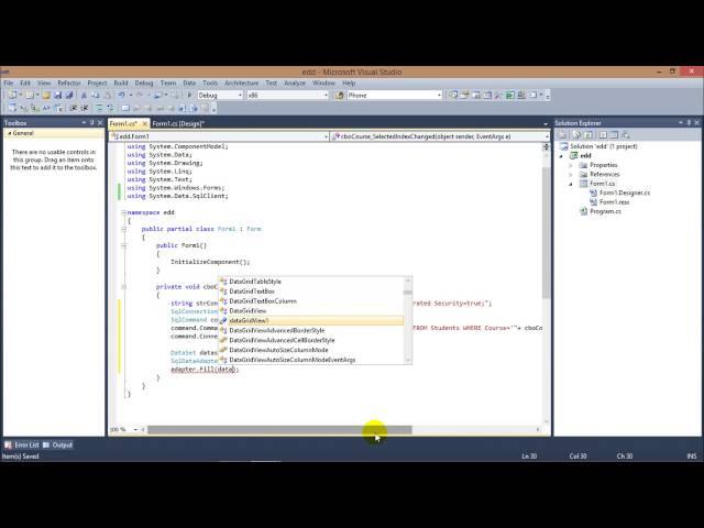 C# Programming-Show data in Grid View From Combo Box