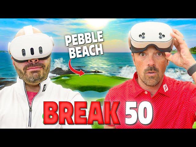 Can We Break 50 at Pebble Beach from the Front Tees? |  GOLF+ VR