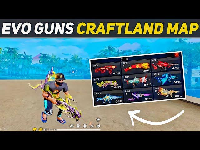 Evo Guns craftland map code | Craftland Evo gun map code