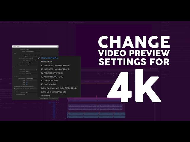 Fix poor quality video previews with 4K footage in Adobe Premiere Pro