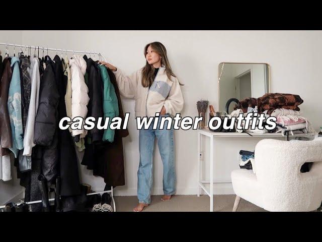 CASUAL WINTER OUTFITS ️ | winter lookbook (cute and warm outfit ideas!)