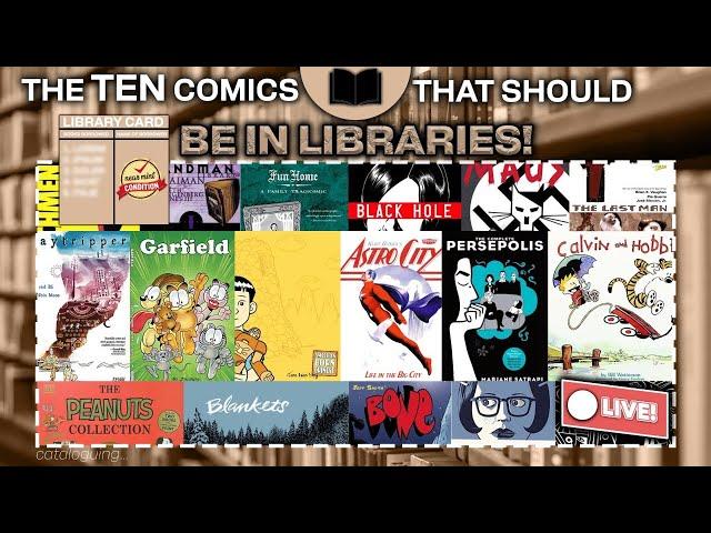 The TEN Graphic Novels Every Public Library Should Have Debate!