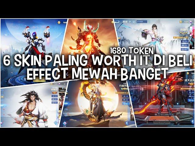 REVIEW 6 SKIN HONOR OF KINGS TERBAIK DI HARGA 1680 TOKEN ( AKAN RILIS DI SERVER GLOBAL )