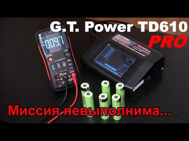 G.T. Power TD610 Pro universal balance charger. Review, test and calibrate.