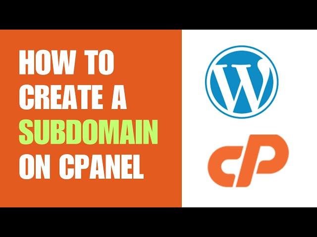 How to Create a Subdomain on cPanel and Install WordPress (2024)