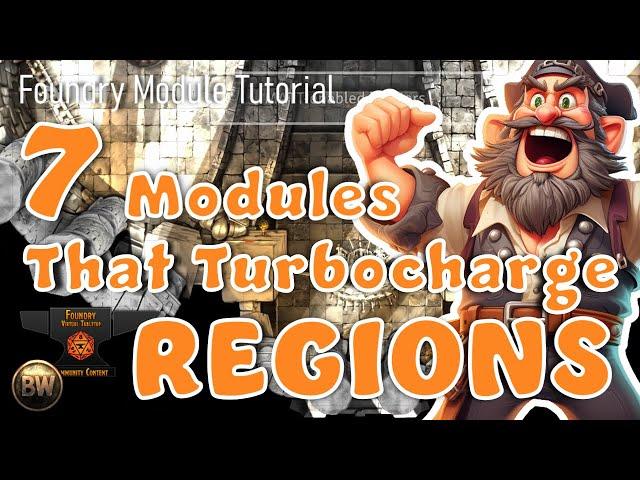 Ultimate Guide to Regions in Foundry VTT, including new Modules