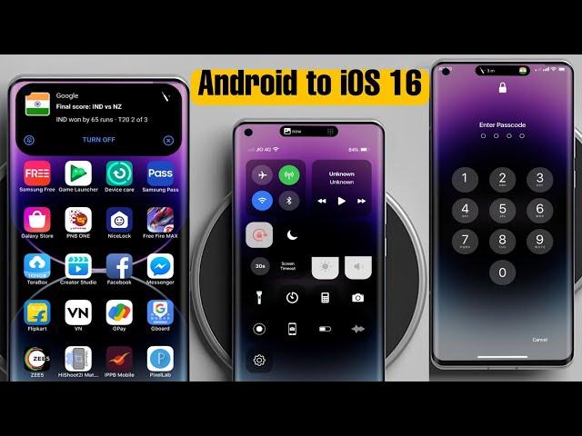 How To install iPhone 14 Pro Max Any Android Smartphone ! Like official iPhone 