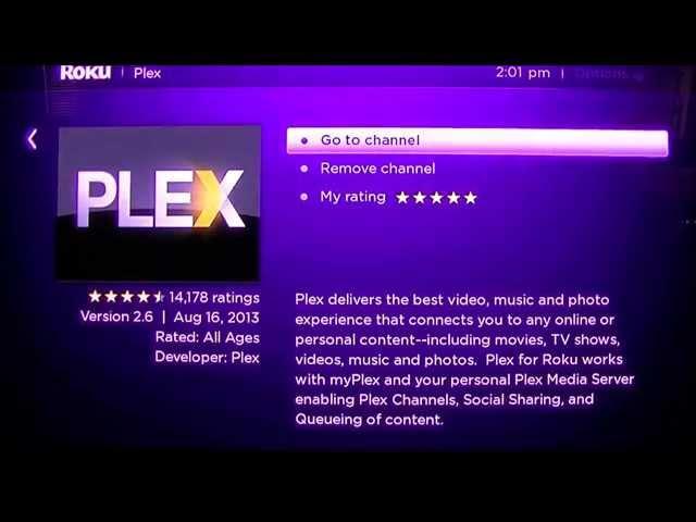 Watching Youtube Videos on Roku Using Plex Channel