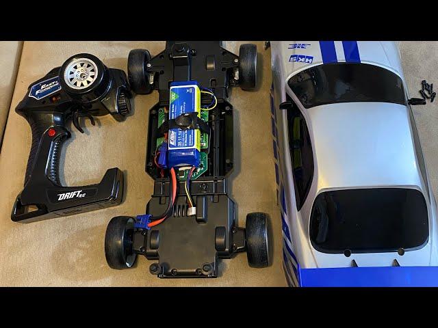 Fast and the furious GTR skyline drift car- battery mod and test drive- RC Cincy