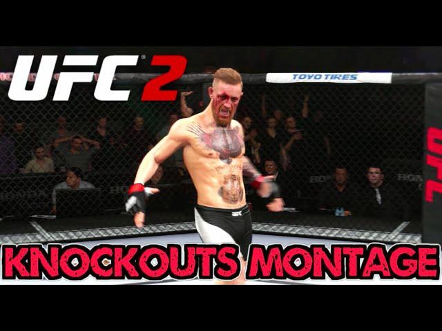 CONOR McGREGOR TOP KNOCKOUTS | EA SPORTS UFC 2 | KNOCKOUTS MONTAGE