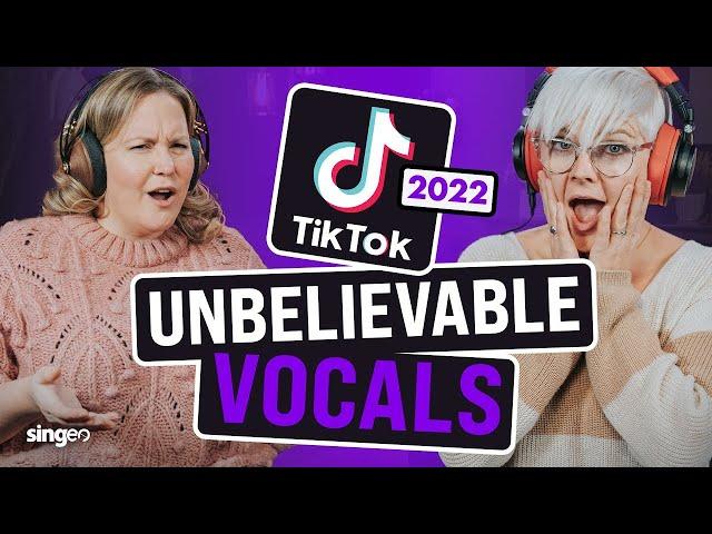 Vocal Coach Reacts To BIGGEST Singing TikToks Of 2022