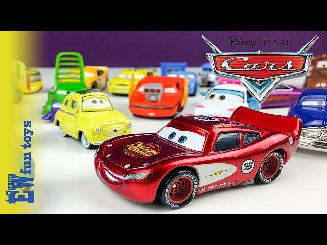 Disney Pixar Cars Diecast Toys Part 1 Mattel with Mcqueen Mater Guido Luige New カーズ 2015