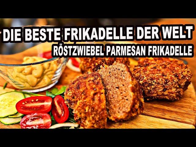 Röstzwiebel Parmesan Frikadellen die BESTE Frikadelle | The BBQ BEAR