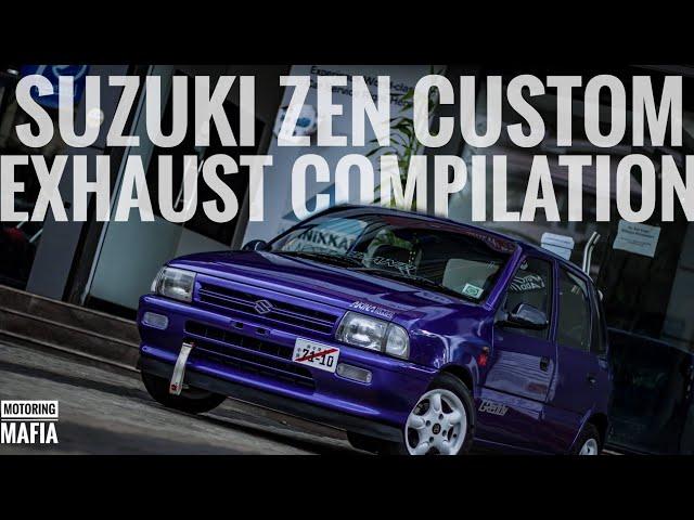 Maruthi Suzuki Zen Custom Exhaust Sound Compilation | ZENSTERS | KERALA | MODZ OWN PATHANAMTHITTA |