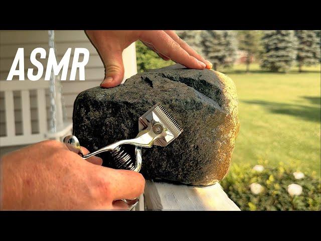 ASMR | Giving A Rock A Haircut
