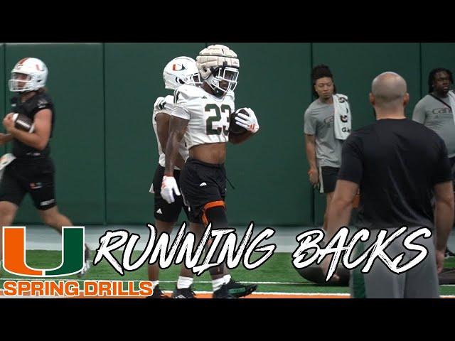 Running Backs in Spring Drills | TreVonte' Citizen Working Towards Debut After 2 Years of Injuries