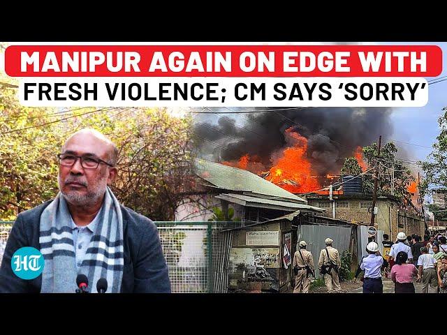 Manipur News: Militant Bunkers Destroyed After Fresh Violence; CM Biren Singh Apologises On Camera